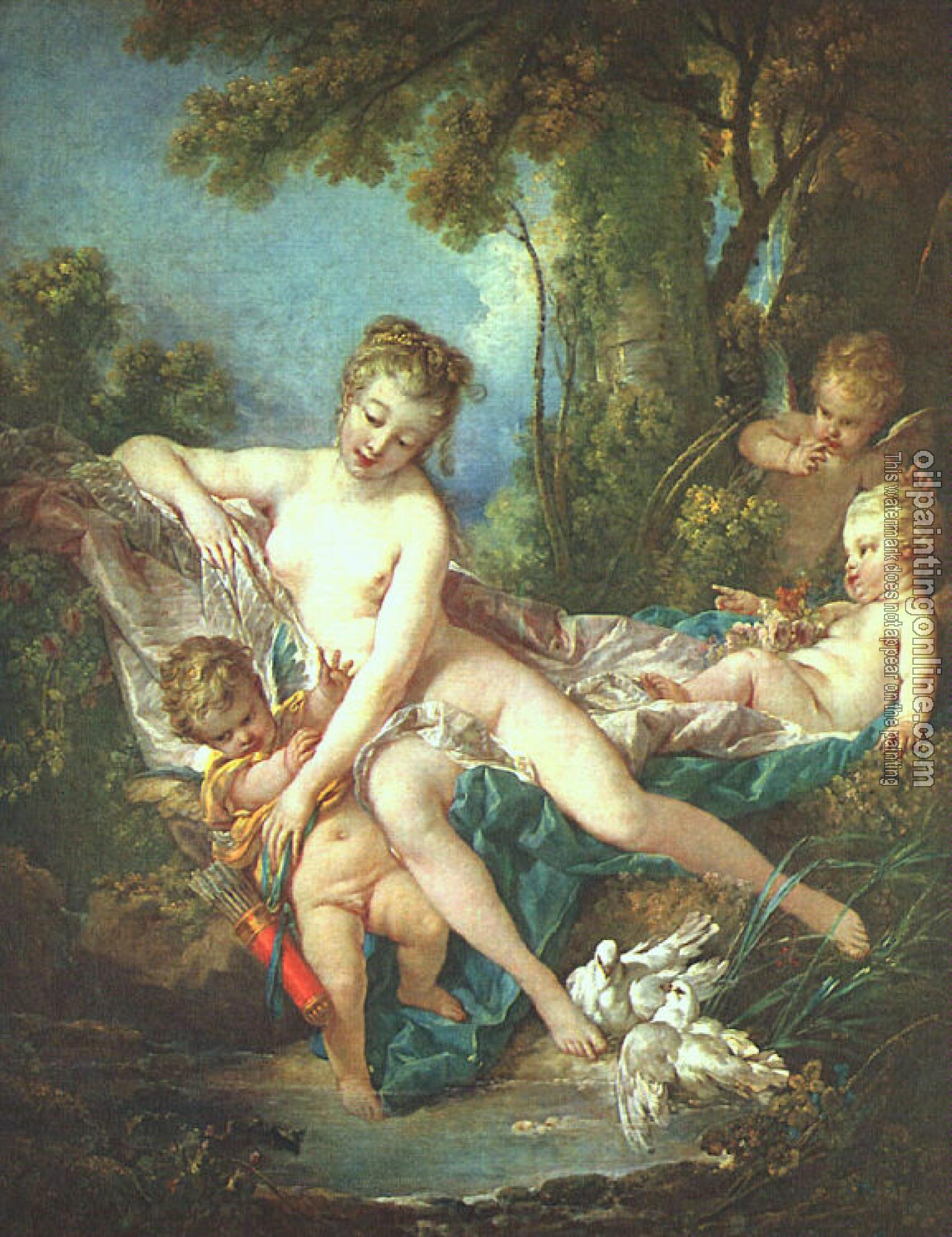 Boucher, Francois - Venus Consoling Love